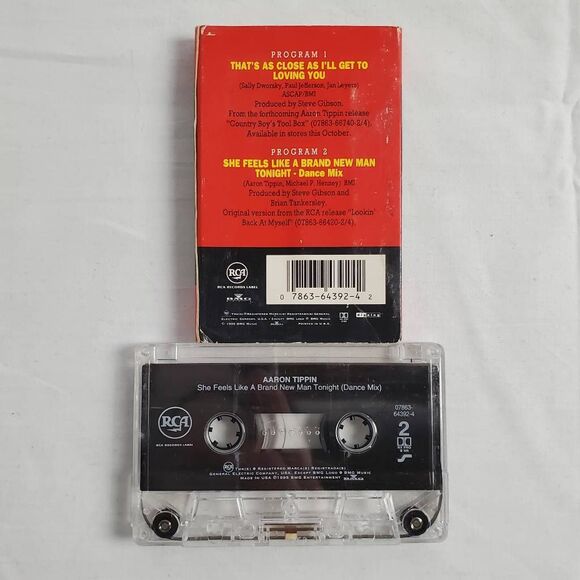 Aaron Tippin – That’s As Close As I’ll Get to Loving You Cassette Single (1995) - Picture 2 of 3
